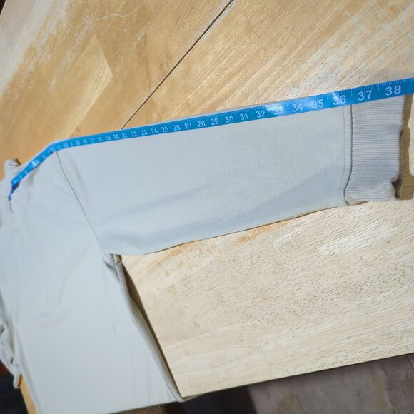 Ashworth TexAgs Light Beige Quarter Zip Pullover long sleeve Sweatshirt 2XL‎ - Picture 11 of 14